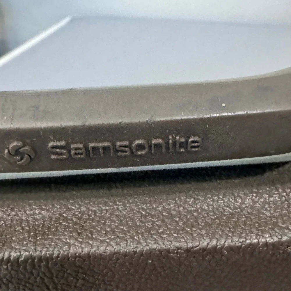 Samsonite Briefcase Mens Brown Hard Shell Vintage Attache Case No Keys